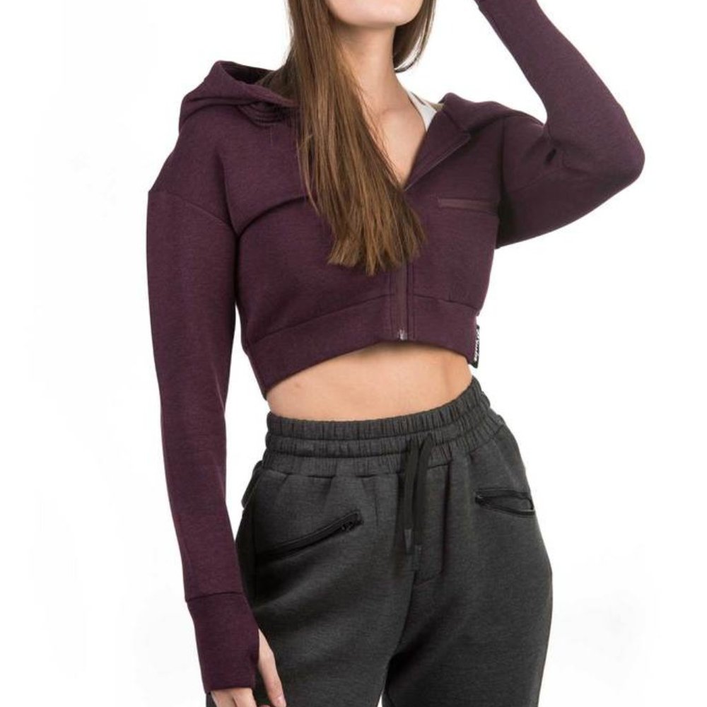 Girlfriend Crop Hoodie ::: P'tula Size Large